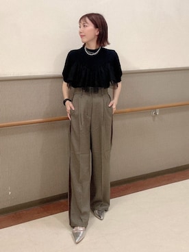 「レディース」｜「アイテム（アクセサリー）」を使った、THE SHOP TK officialさん（レディース・158cm）の秋コーディネート
