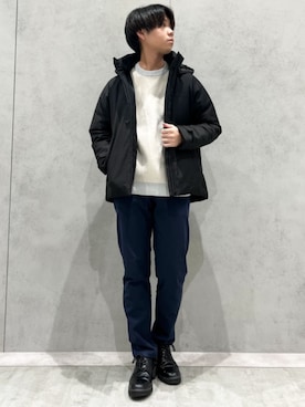 「シンプル・ベーシック」｜「アイテム（その他アウター）」を使った、THE SHOP TK officialさん（メンズ・173cm）の秋コーディネート