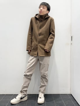 「シンプル・ベーシック」｜「アイテム（ブルゾン）」を使った、THE SHOP TK officialさん（メンズ・174cm）の冬コーディネート