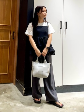 「イエベ」｜「アイテム（その他トップス）」を使った、THE SHOP TK officialさん（レディース・148cm）の夏コーディネート