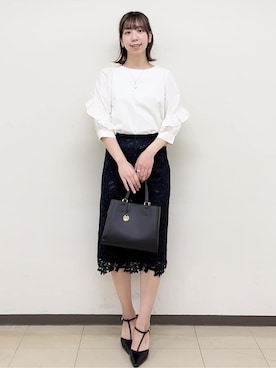 「index（インデックス）のアイテム（バッグ）」を使った、ゆりなさん（レディース・167cm）の春コーディネート