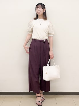 「index（インデックス）のアイテム」を使った、ゆりなさん（レディース・167cm）の春コーディネート