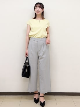 「index（インデックス）のアイテム」を使った、ゆりなさん（レディース・167cm）の春コーディネート