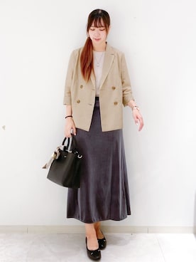 ゆりなさん(レディース・167cm)の秋コーディネート