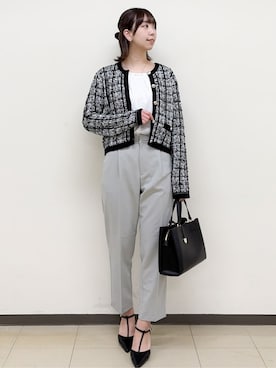 「index（インデックス）のアイテム（バッグ）」を使った、ゆりなさん（レディース・167cm）の春コーディネート