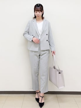 「index（インデックス）のアイテム（バッグ）」を使った、ゆりなさん（レディース・167cm）の春コーディネート