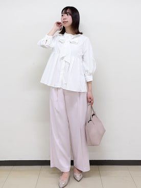 「index（インデックス）のアイテム（バッグ）」を使った、ゆりなさん（レディース・167cm）の春コーディネート