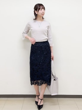 「index（インデックス）のアイテム（バッグ）」を使った、ゆりなさん（レディース・167cm）の春コーディネート