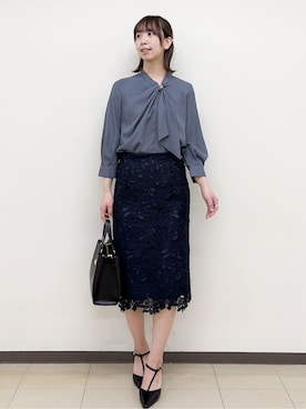 「index（インデックス）のアイテム（バッグ）」を使った、ゆりなさん（レディース・167cm）の春コーディネート