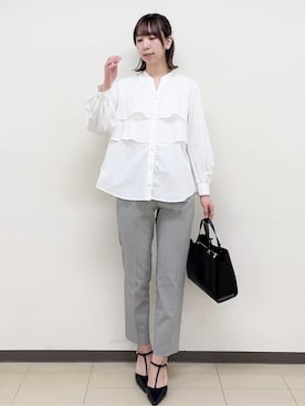 「index（インデックス）のアイテム（バッグ）」を使った、ゆりなさん（レディース・167cm）の春コーディネート