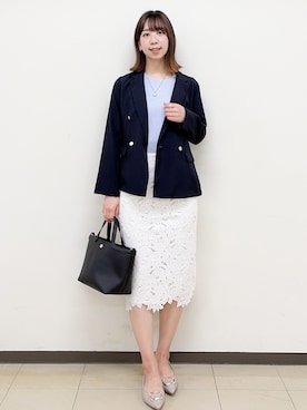 「index（インデックス）のアイテム（ジャケット/アウター）」を使った、ゆりなさん（レディース・167cm）の春コーディネート