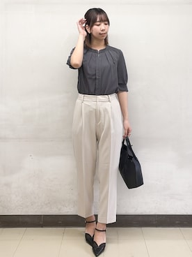 「index（インデックス）のアイテム（バッグ）」を使った、ゆりなさん（レディース・167cm）の春コーディネート