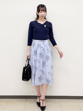 「index（インデックス）のアイテム（バッグ）」を使った、ゆりなさん（レディース・167cm）の春コーディネート