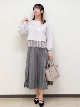 「index（インデックス）のアイテム」を使った、ゆりなさん（レディース・167cm）の秋コーディネート