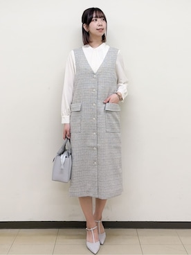 「index（インデックス）のアイテム（バッグ）」を使った、ゆりなさん（レディース・167cm）の冬コーディネート