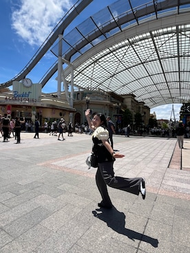 「NOのアイテム」を使った、aa実 さん（レディース・150cm）の秋コーディネート