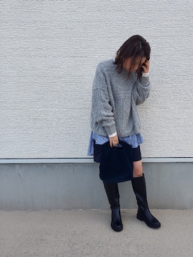 こなつさん（レディース・156cm）の秋コーディネート