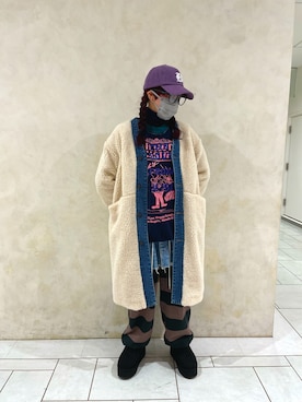 「EMU Australia（エミューオーストラリア）のアイテム」を使った、ゆさん（レディース・163cm）の冬コーディネート