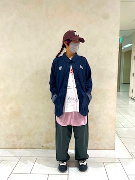 「アイテム（チノパンツ）」を使った、ゆさん（レディース・163cm）の秋コーディネート