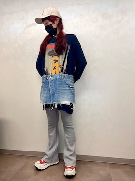 「RNA（アールエヌエー）のアイテム」を使った、ゆさん（レディース・163cm）の夏コーディネート