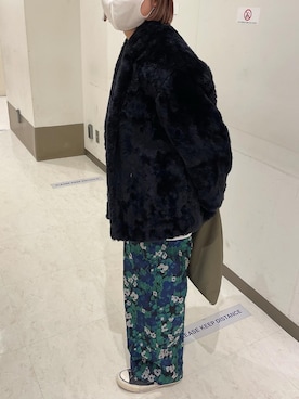 「NUMBER M（ナンバーエム）のアイテム」を使った、バオバブの木さん（レディース・154cm）の冬コーディネート