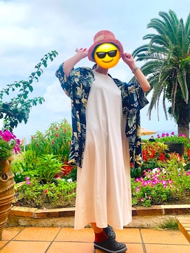 「Chapeau d' O（シャポードオー）のアイテム」を使った、ぱんみみさん（レディース・158cm）の夏コーディネート