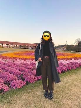 「UU（ユニクロ　アンダーカバー）のアイテム」を使った、ぱんみみさん（レディース・158cm）の冬コーディネート