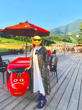 「UU（ユニクロ　アンダーカバー）のアイテム」を使った、ぱんみみさん（レディース・158cm）の夏コーディネート