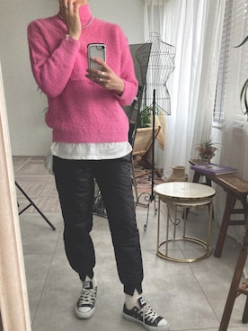「公園コーデ」｜DONOBAN OFFICIALさん（レディース・166cm）の冬コーディネート