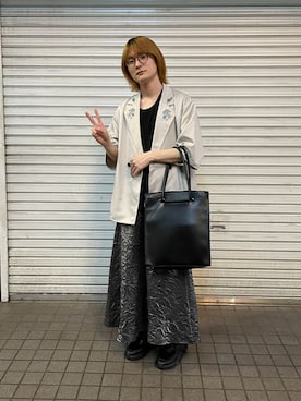 「ノンバイナリー」｜sakiさん（メンズ・167cm）の春コーディネート