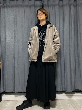 「Design Tshirts Store graniph（デザイン　ティーシャツ　ストア　グラニフ）のアイテム（ジャケット/アウター）」を使った、sakiさん（メンズ・167cm）の秋コーディネート