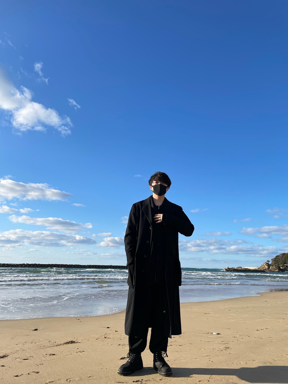 Yohji Yamamoto POUR HOMMEのステンカラーコートを使った人気