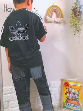 「NESTA（ネスタ）のアイテム」を使った、k.mさん（キッズ・121cm）の秋コーディネート