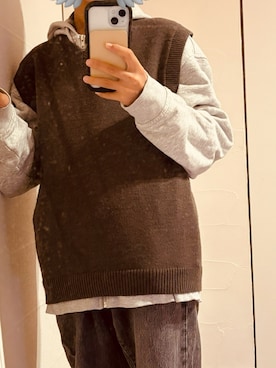 「アイテム（パーカー）」を使った、ゆゐさん（メンズ・152cm）の秋コーディネート