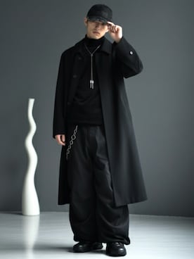 「アイテム（カーゴパンツ）」を使った、Lok1さん（メンズ・167cm）の秋コーディネート