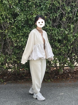 「アイテム（ブルゾン）」を使った、ぴさん（レディース・154cm）の秋コーディネート