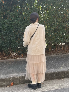 「MOUSSY（マウジー）のアイテム」を使った、ぴさん（骨格ウェーブ・レディース・154cm）の秋コーディネート