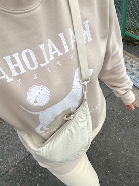 「アイテム（スウェットパンツ）」を使った、ぴさん（レディース・154cm）の秋コーディネート