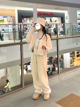 「アイテム（その他トップス）」を使った、ぴさん（レディース・154cm）の冬コーディネート