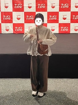 「アイテム（ブルゾン）」を使った、ぴさん（レディース・154cm）の秋コーディネート