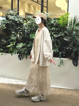 「アイテム（ワンピース/ドレス）」を使った、ぴさん（レディース・154cm）の秋コーディネート