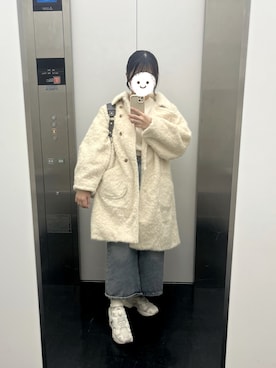 「アイテム（デニムスカート）」を使った、ぴさん（レディース・154cm）の秋コーディネート