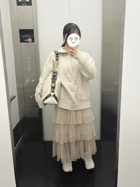 「MOUSSY（マウジー）のアイテム」を使った、ぴさん（骨格ウェーブ・レディース・154cm）の秋コーディネート