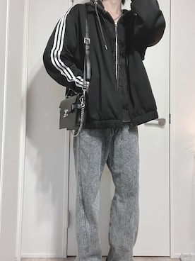 「アイテム（その他アウター）」を使った、優貴🐈‍⬛🐾さん（メンズ・176cm）の秋コーディネート