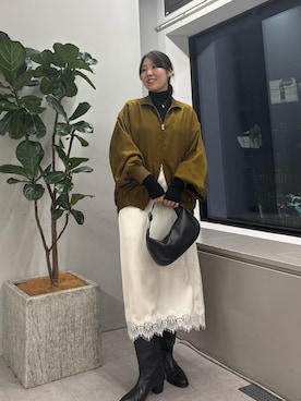 「2.718（ニーテンナナイチハチ）のアイテム」を使った、ranさん（レディース・160cm）の秋コーディネート
