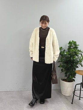 「アイテム（チョーカー）」を使った、ranさん（レディース・160cm）の秋コーディネート