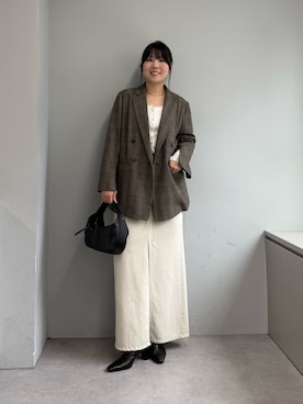 「2.718（ニーテンナナイチハチ）のアイテム」を使った、ranさん（レディース・160cm）の秋コーディネート