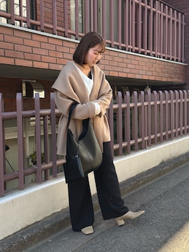 「きれいめ」｜ranさん（レディース・160cm）の冬コーディネート