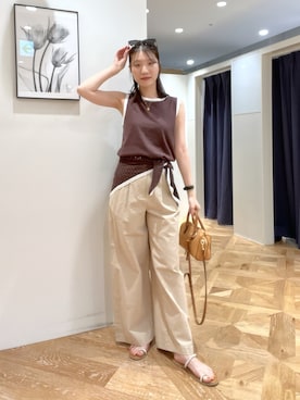mizukiさん（レディース・161cm）の夏コーディネート
