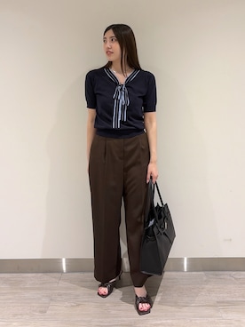 「NATURAL BEAUTY BASIC（ナチュラルビューティーベーシック）のアイテム」を使った、mmmk513さん（レディース・164cm）の夏コーディネート